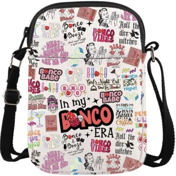 Night Out Gift Gambling Lover Kit Canvas Tote Bag Reusable Multi-Purpose - Picture 1 of 7